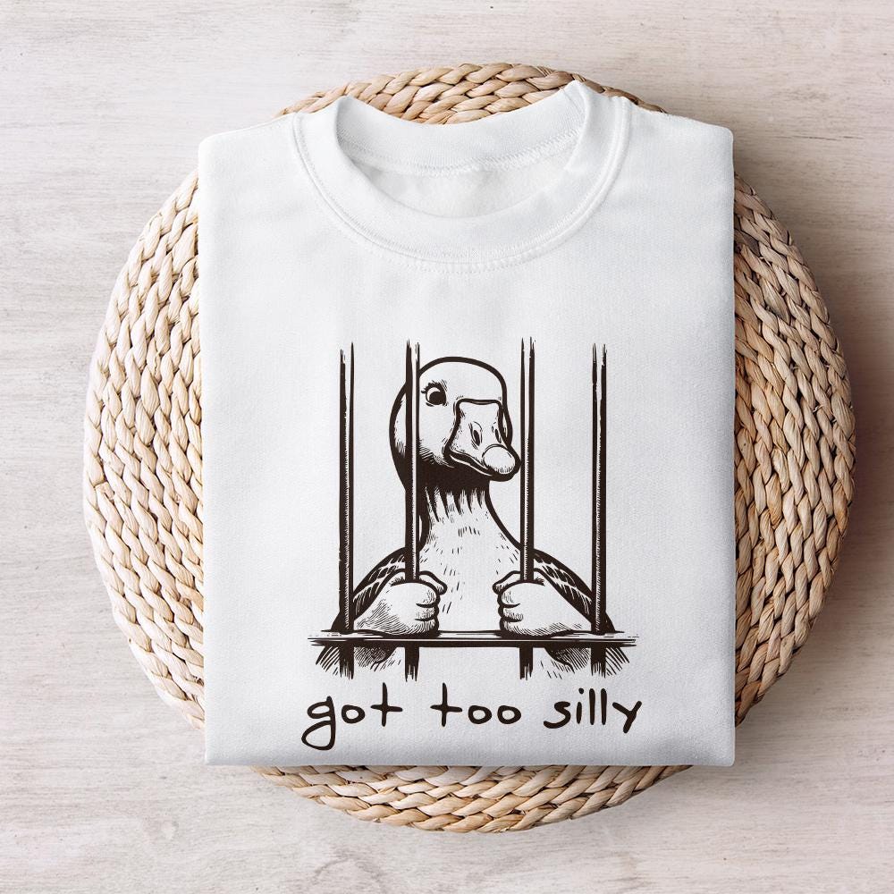 Silly Goose PNG, Goose png - 300 DPI Design for T-Shirt