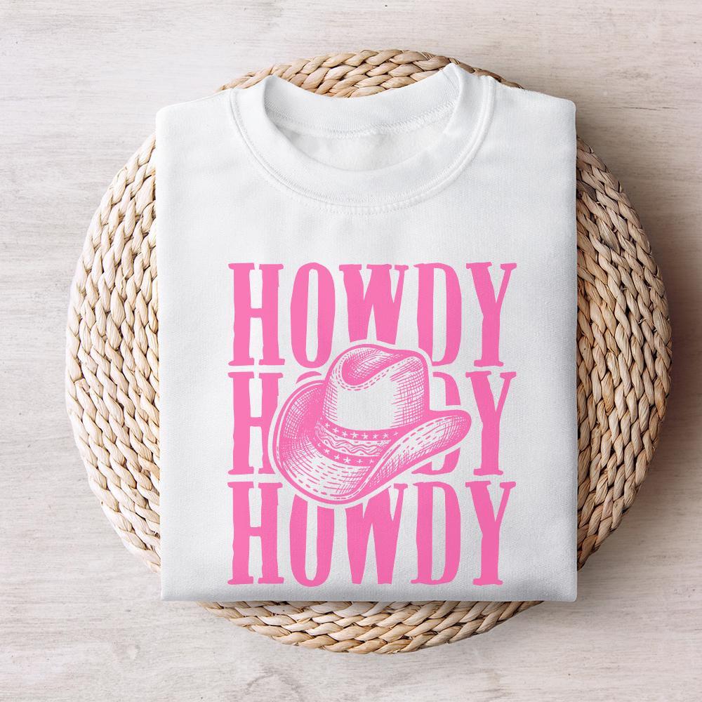 Western Cowgirl PNG, Howdy Southern Design - 300 DPI Design for T-Shirt