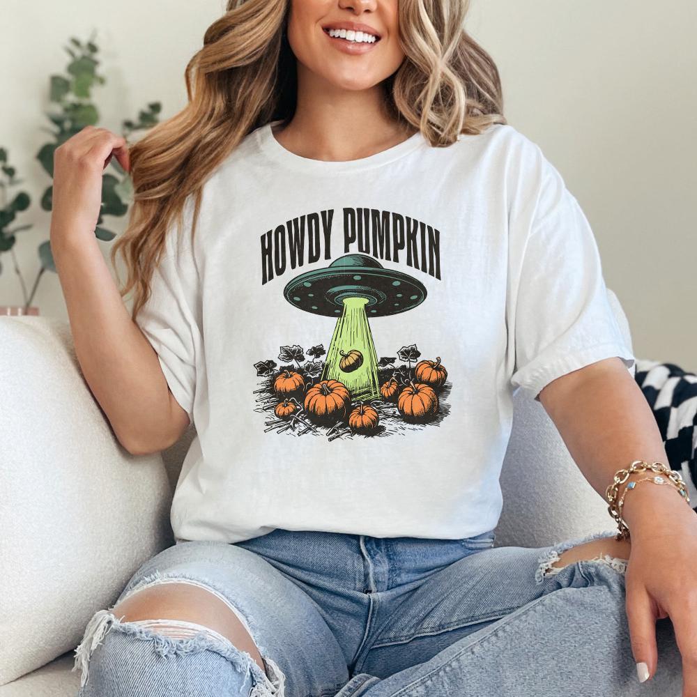 Howdy Pumpkin PNG, Western Fall png - 300 DPI Design for T-Shirt