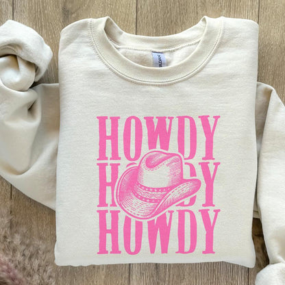 Western Cowgirl PNG, Howdy Southern Design - 300 DPI Design for T-Shirt