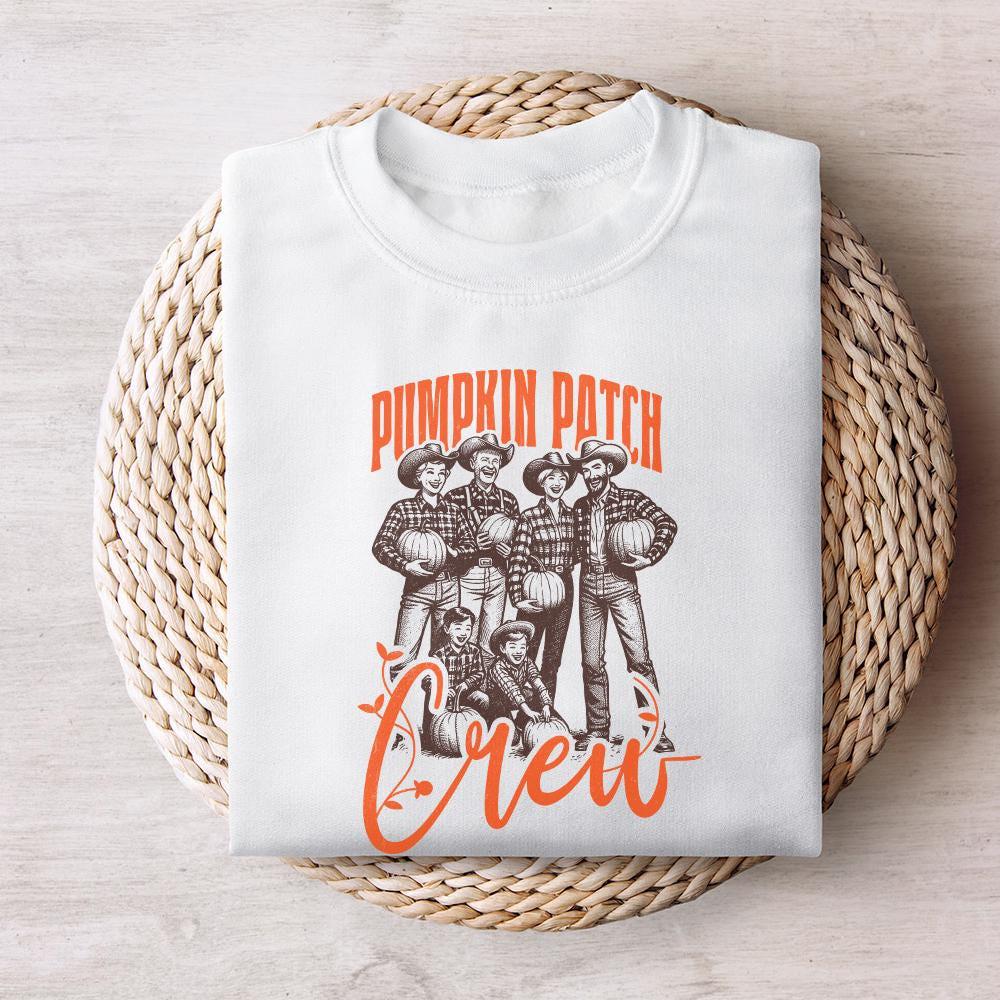 Pumpkin Patch Crew PNG, Cute Halloween Shirt - 300 DPI Design for T-Shirt