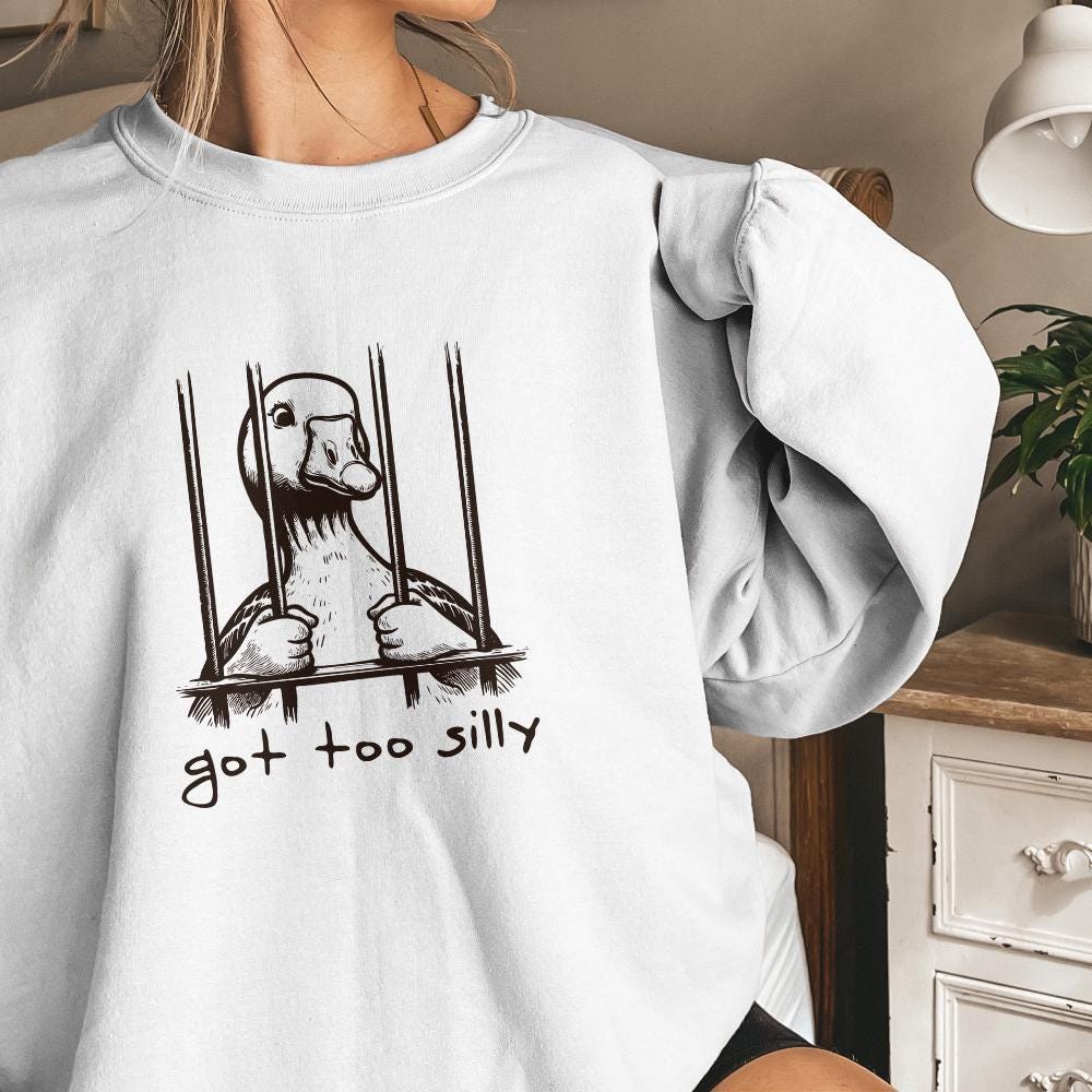 Silly Goose PNG, Goose png - 300 DPI Design for T-Shirt