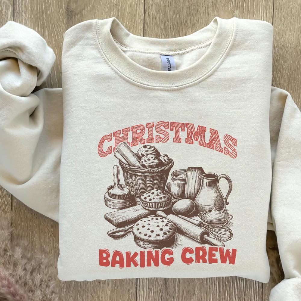 Christmas Cookie Baking Crew Png, Holiday Baking Crew Sublimation - 300