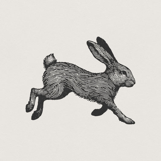 Cute Bunny Sillhouette Png, Adult Easter Png - 300 DPI Design for T-Shirt