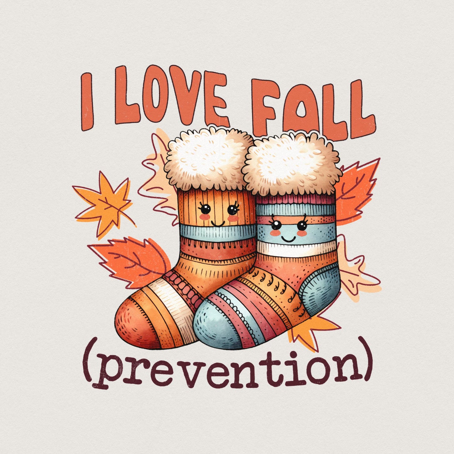 I Love Fall Prevention PNG, Retro Fall Nurse Png - 300 DPI Design for
