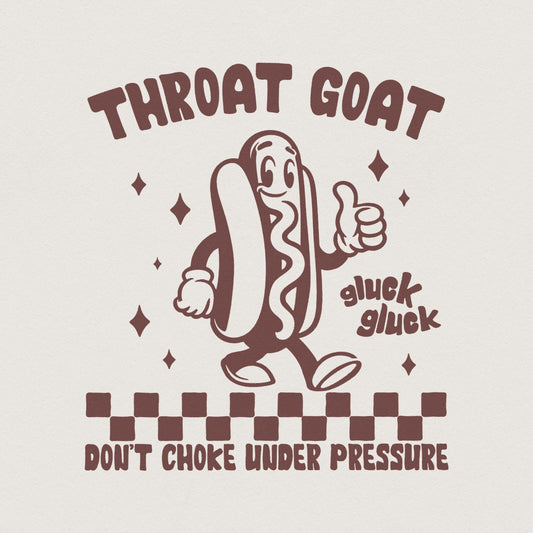 Throat Goat PNG, Funny Design - 300 DPI Design for T-Shirt