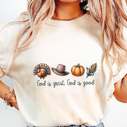 God is Great God is Good PNG, Instant Download - 300 DPI Design for T-Shirt