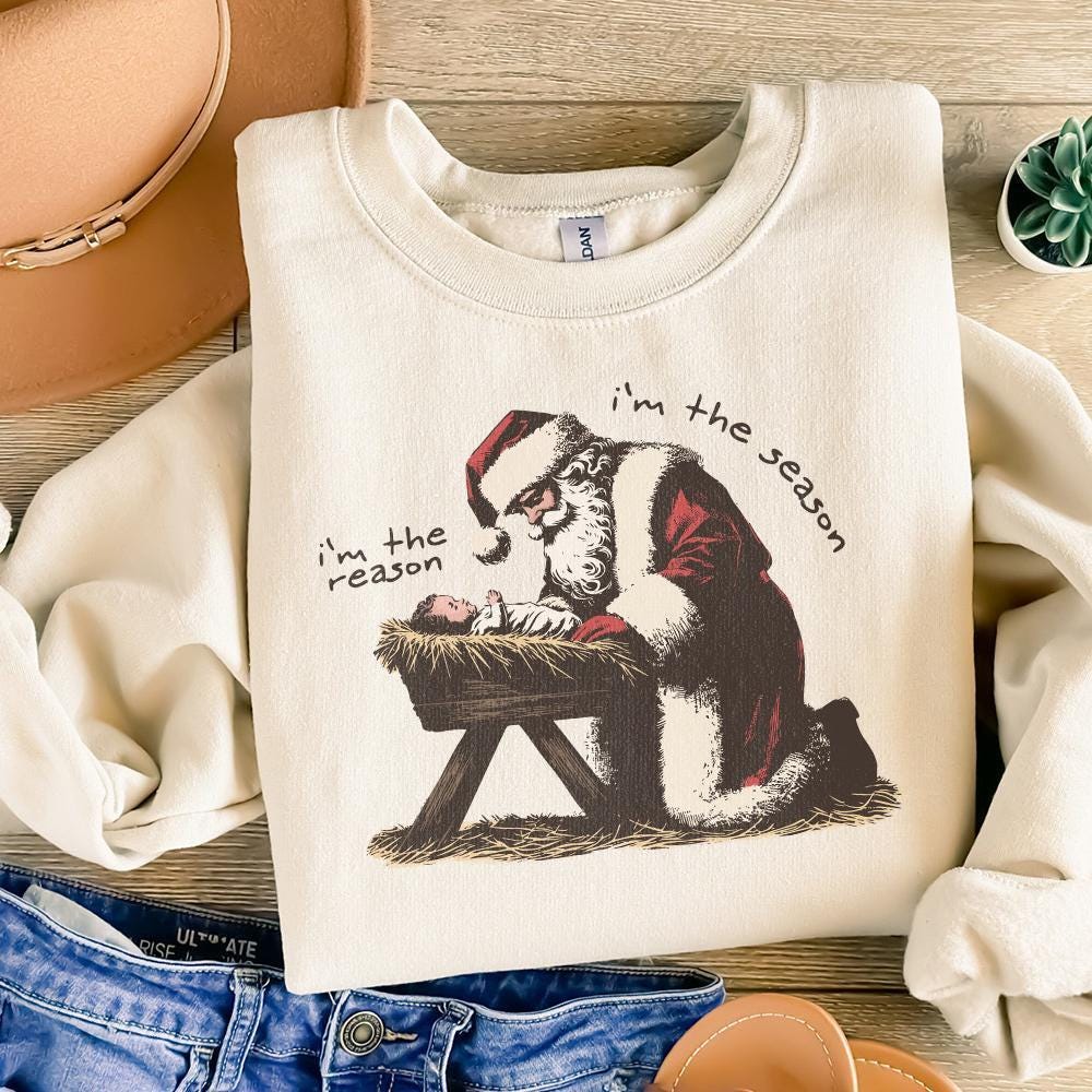 Jesus is the Reason Png, Christian Christmas Png - 300 DPI Design for