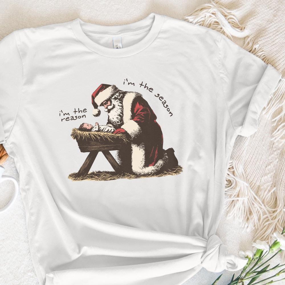 Jesus is the Reason Png, Christian Christmas Png - 300 DPI Design for