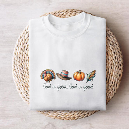 God is Great God is Good PNG, Instant Download - 300 DPI Design for T-Shirt