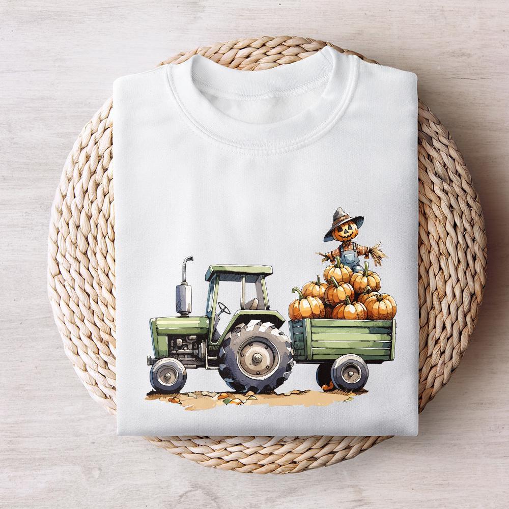 Fall Tractor PNG, Sublimation Designs - 300 DPI Design for T-Shirt