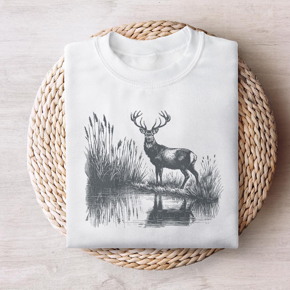 Deer PNG Design, Hunting PNG - 300 DPI Design for T-Shirt