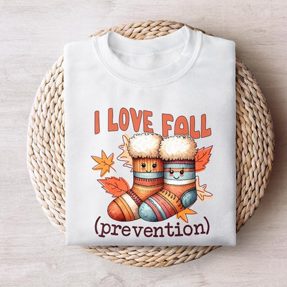 I Love Fall Prevention PNG, Retro Fall Nurse Png - 300 DPI Design for