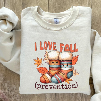 I Love Fall Prevention PNG, Retro Fall Nurse Png - 300 DPI Design for