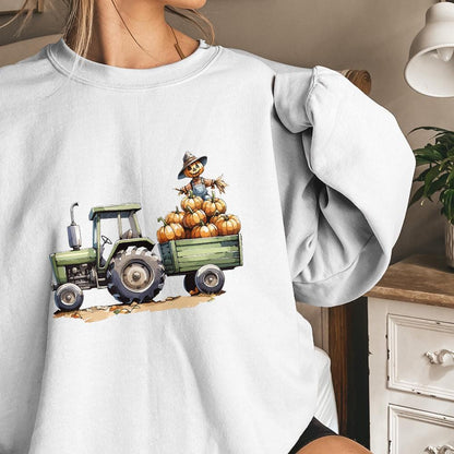Fall Tractor PNG, Sublimation Designs - 300 DPI Design for T-Shirt