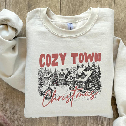 Cozy Town Christmas PNG, Retro Christmas Png - 300 DPI Design for T-Shirt