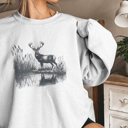 Deer PNG Design, Hunting PNG - 300 DPI Design for T-Shirt