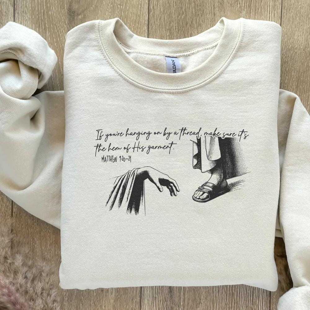 Hem of His Garment PNG, Christian Shirt PNG - 300 DPI Design for T-Shirt