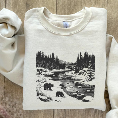 Grizzly Bear Clipart, Bear PNG - 300 DPI Design for T-Shirt