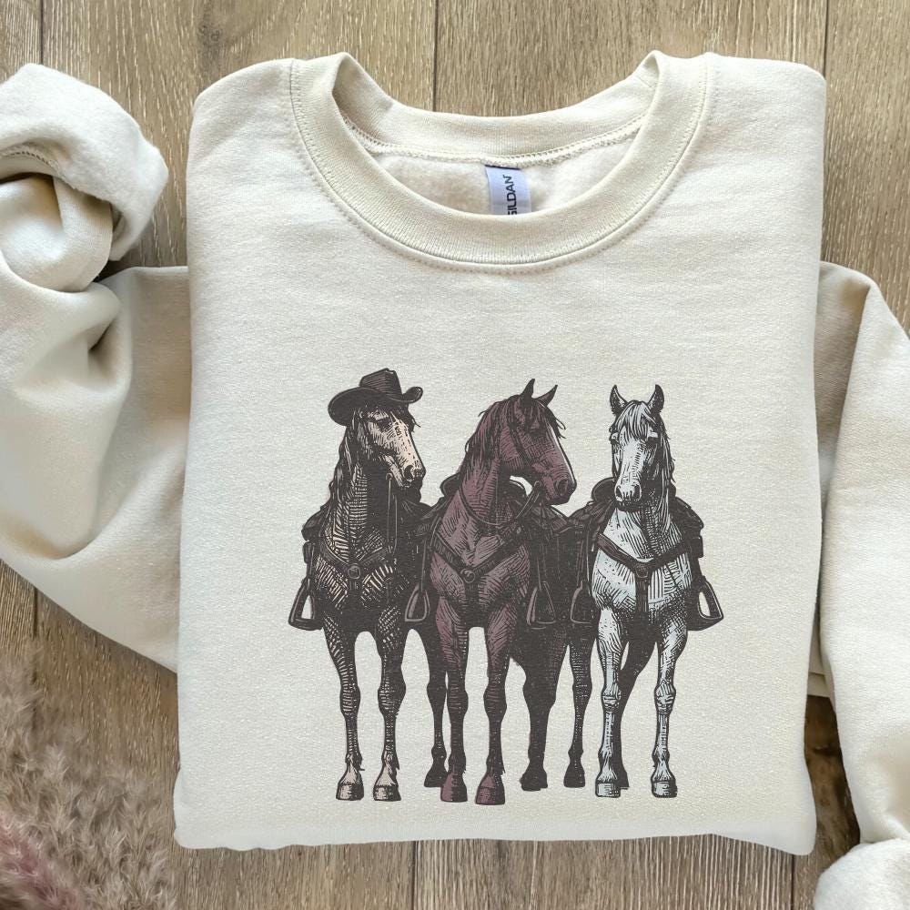 Western Horse PNG, Western Sublimation - 300 DPI Design for T-Shirt