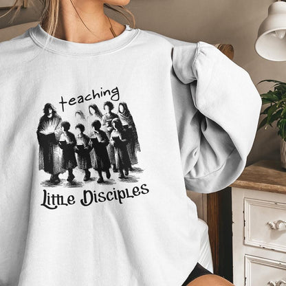 Teach Tiny Disciples png PNG, Christian Teacher Digital Download - 300