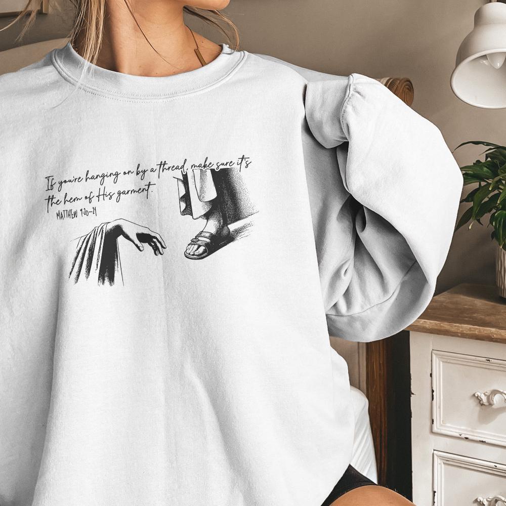 Hem of His Garment PNG, Christian Shirt PNG - 300 DPI Design for T-Shirt