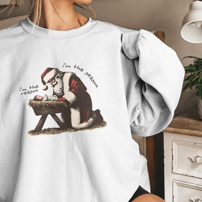 Jesus is the Reason Png, Christian Christmas Png - 300 DPI Design for