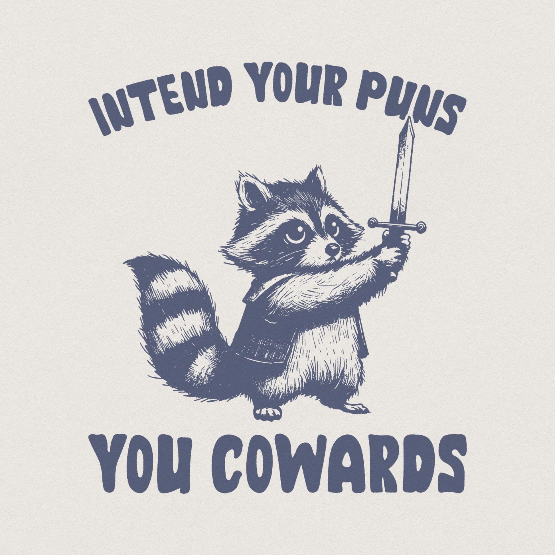 Intend you Puns PNG, Vintage Animals png - 300 DPI Design for T-Shirt