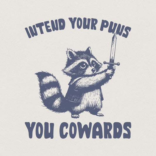 Intend you Puns PNG, Vintage Animals png - 300 DPI Design for T-Shirt