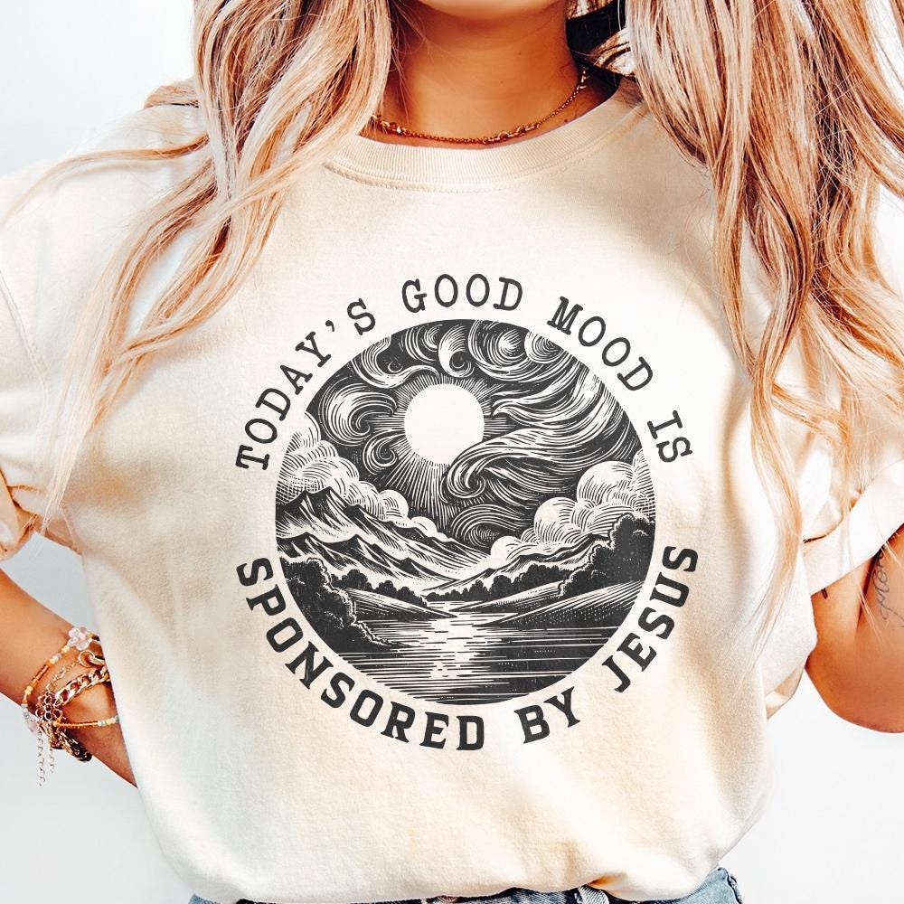 Sponsored by Jesus PNG png, Christian png PNG - 300 DPI Design for T-Shirt