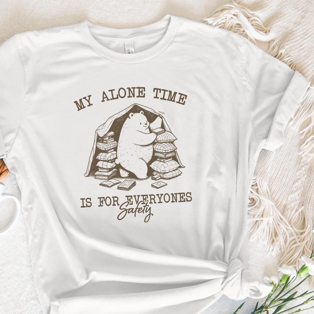 My Alone Time Is For Everyone's Safety PNG, Trendy Vintage Angel Design -