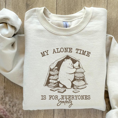 My Alone Time Is For Everyone's Safety PNG, Trendy Vintage Angel Design -