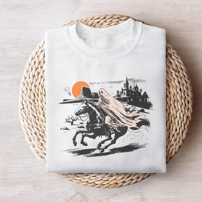 Cowboy Ghost Horse PNG, Halloween Shirt Digital Download - 300 DPI Design