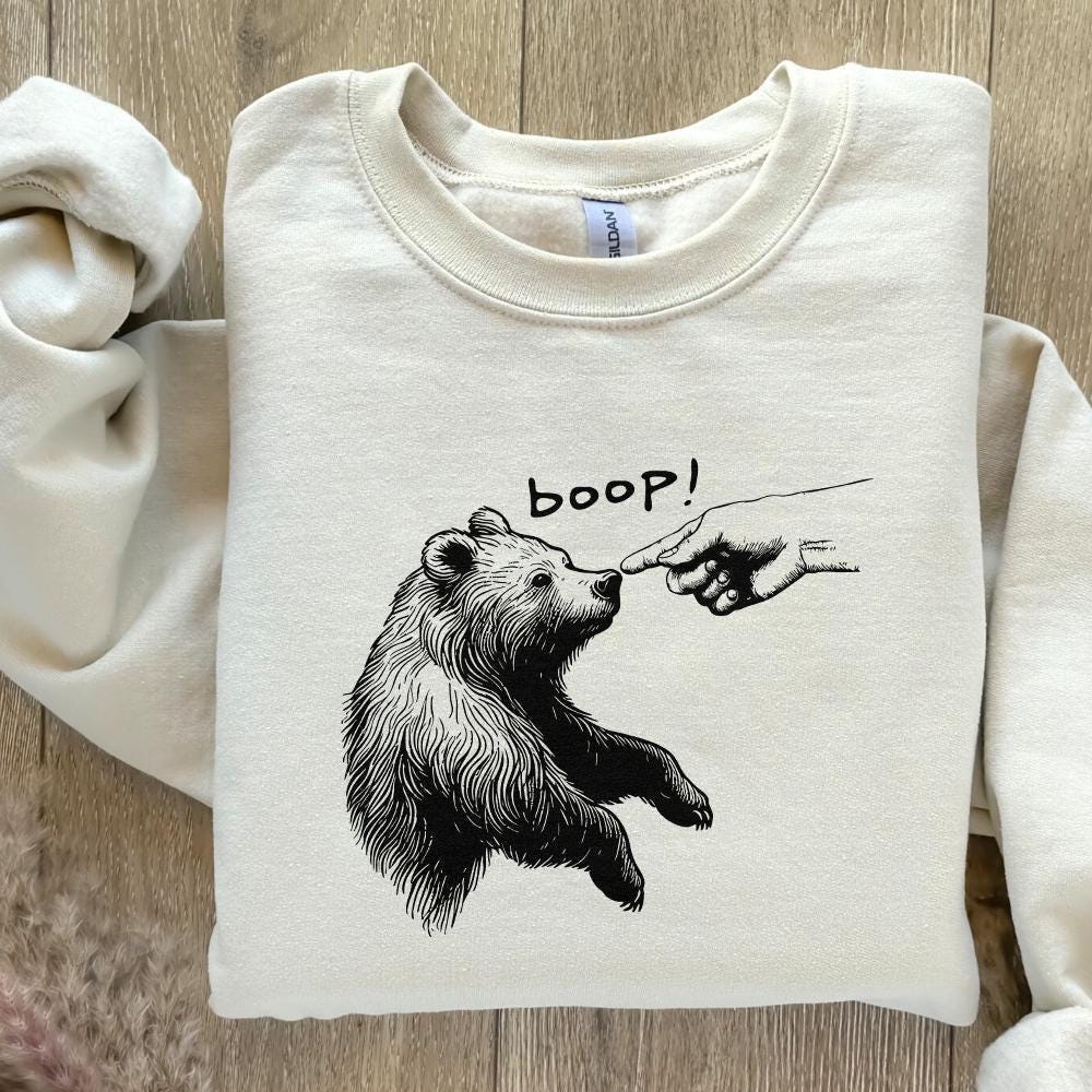 Boop Bear PNG, Grizzly Bear png - 300 DPI Design for T-Shirt
