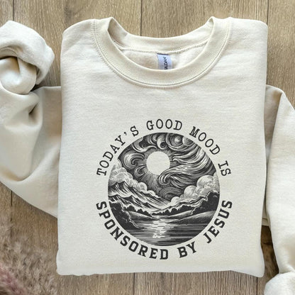 Sponsored by Jesus PNG png, Christian png PNG - 300 DPI Design for T-Shirt