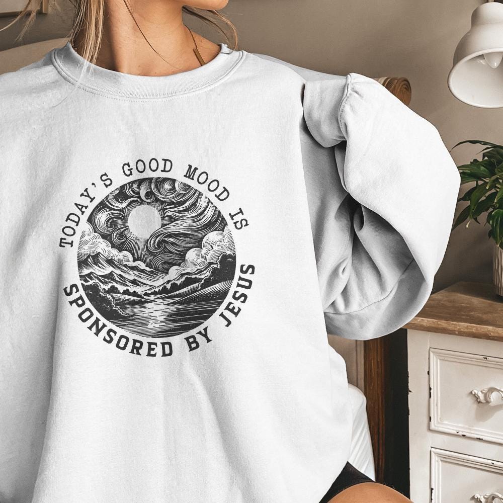 Sponsored by Jesus PNG png, Christian png PNG - 300 DPI Design for T-Shirt