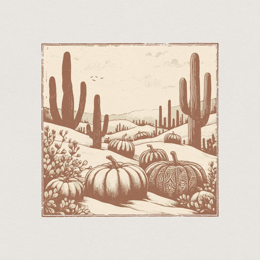 Western Fall Png, Howdy Pumpkin Png - 300 DPI Design for T-Shirt