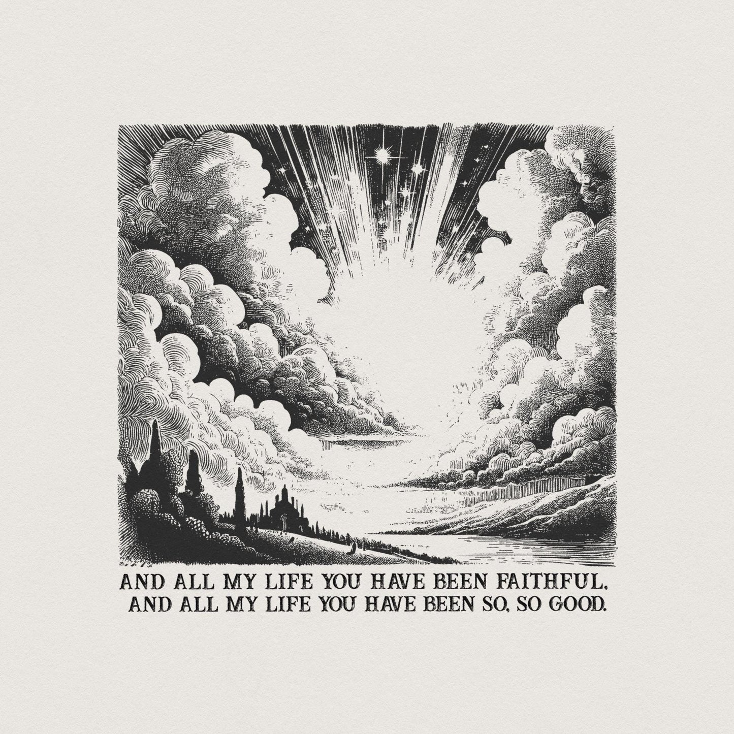 Faithful Png, Jesus Png - 300 DPI Design for T-Shirt