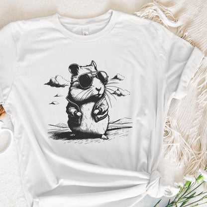 Cute Cool Hamster PNG, Funny Hamster png - 300 DPI Design for T-Shirt