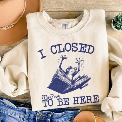 I Closed My Book PNG, Book Lovers png - 300 DPI Design for T-Shirt
