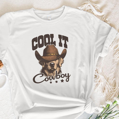 Cool It Cowboy Western PNG, Digital Download - 300 DPI Design for T-Shirt