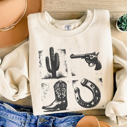 Western PNG Design, Poker Cards - 300 DPI Design for T-Shirt