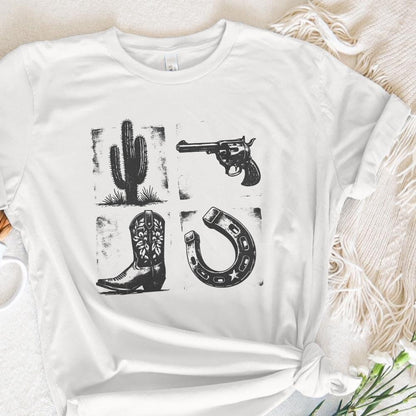 Western PNG Design, Poker Cards - 300 DPI Design for T-Shirt