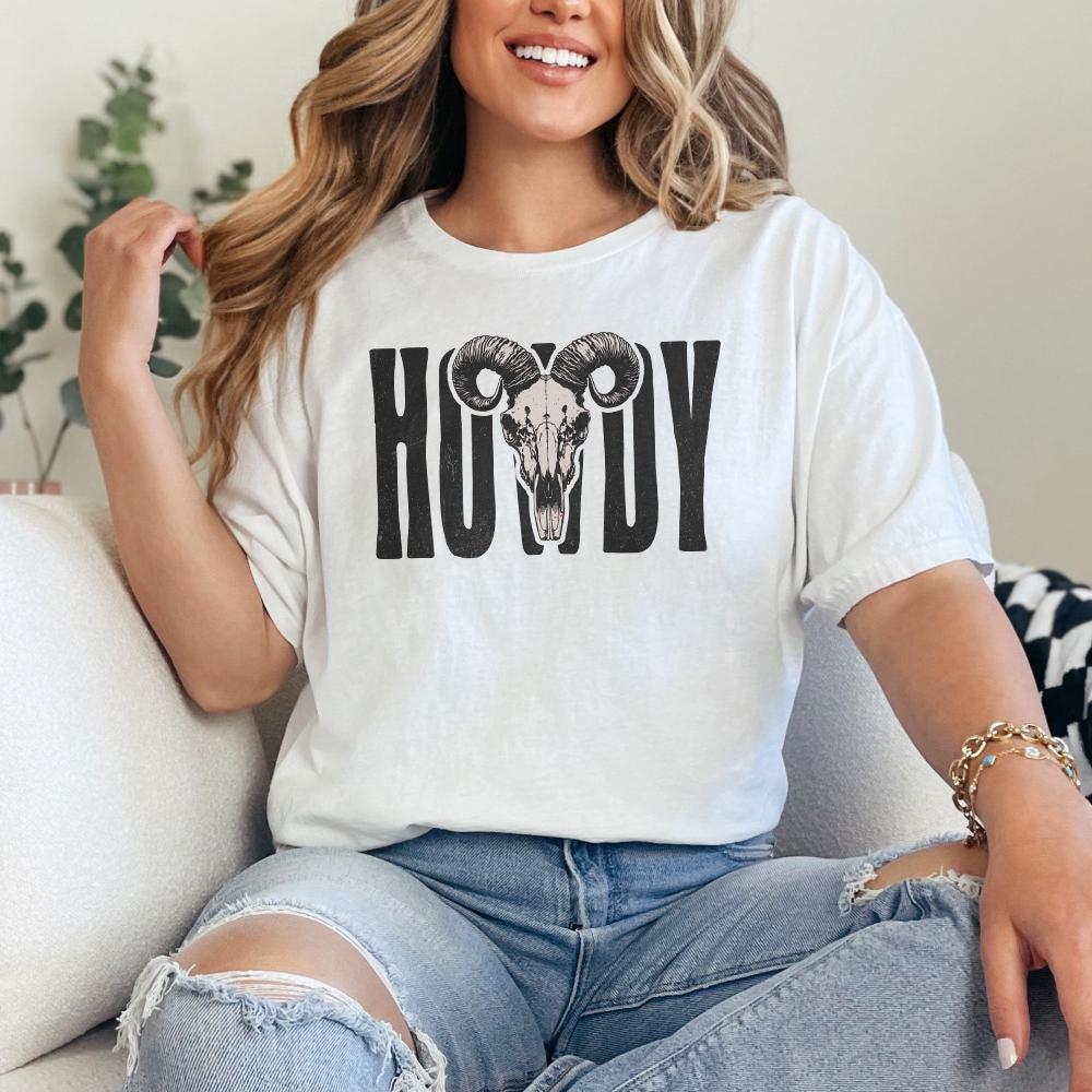 Howdy PNG, Digital Download - 300 DPI Design for T-Shirt