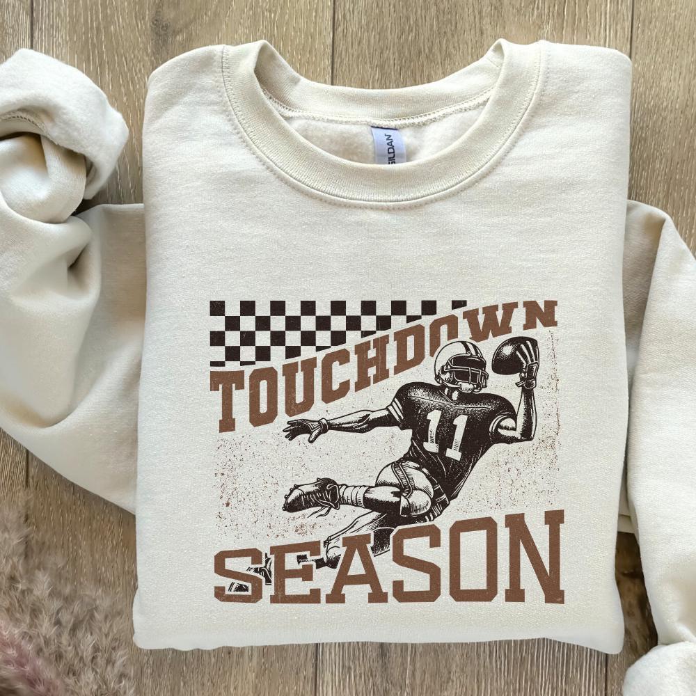 Touchdown Season PNG, Football Season - 300 DPI Design for T-Shirt