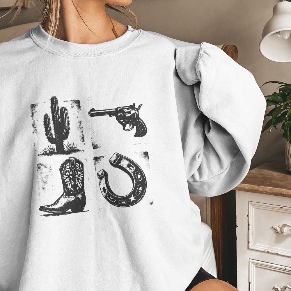 Western PNG Design, Poker Cards - 300 DPI Design for T-Shirt