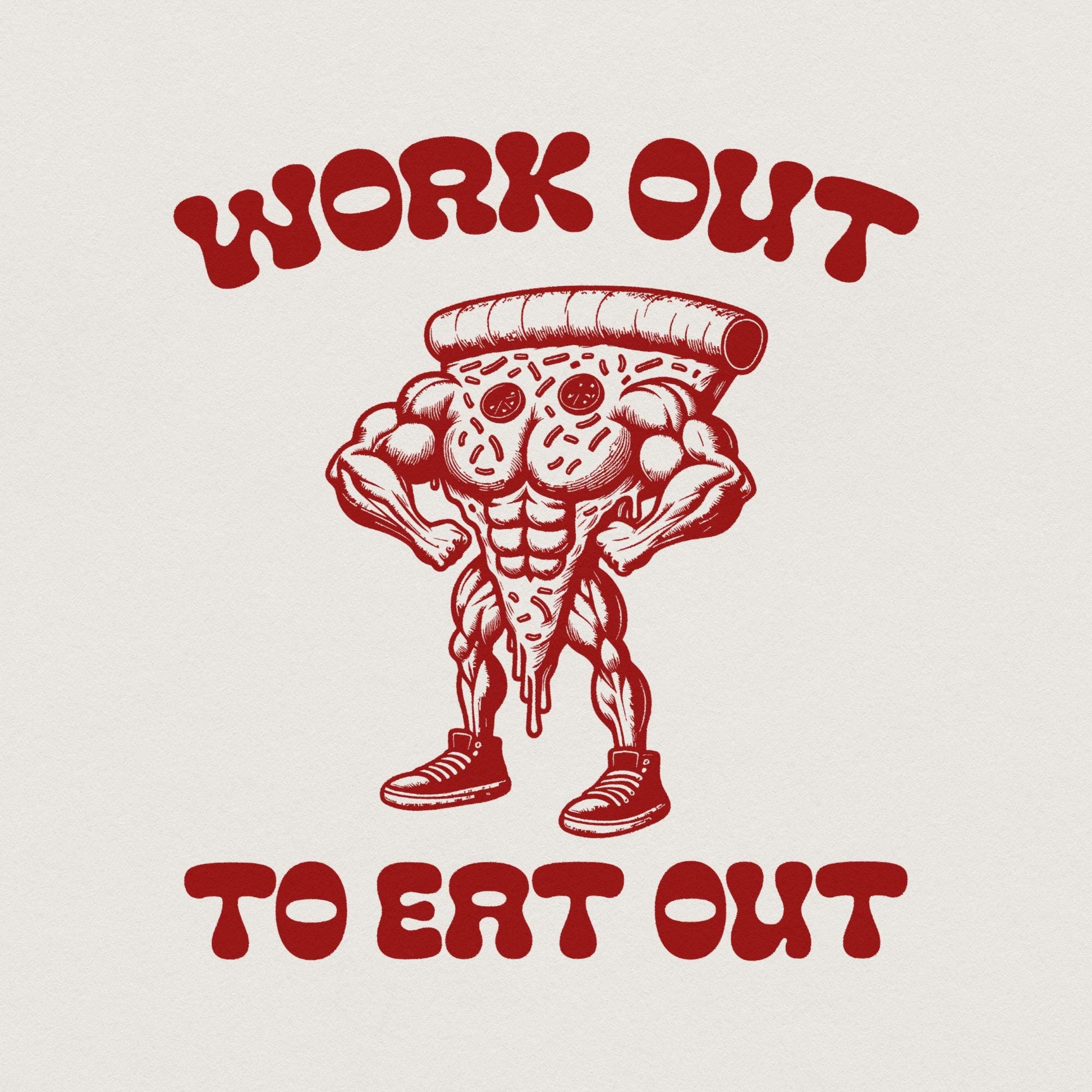 I Work Out So I Can Eat Trash png, Gym Workout - 300 DPI Design for T-Shirt