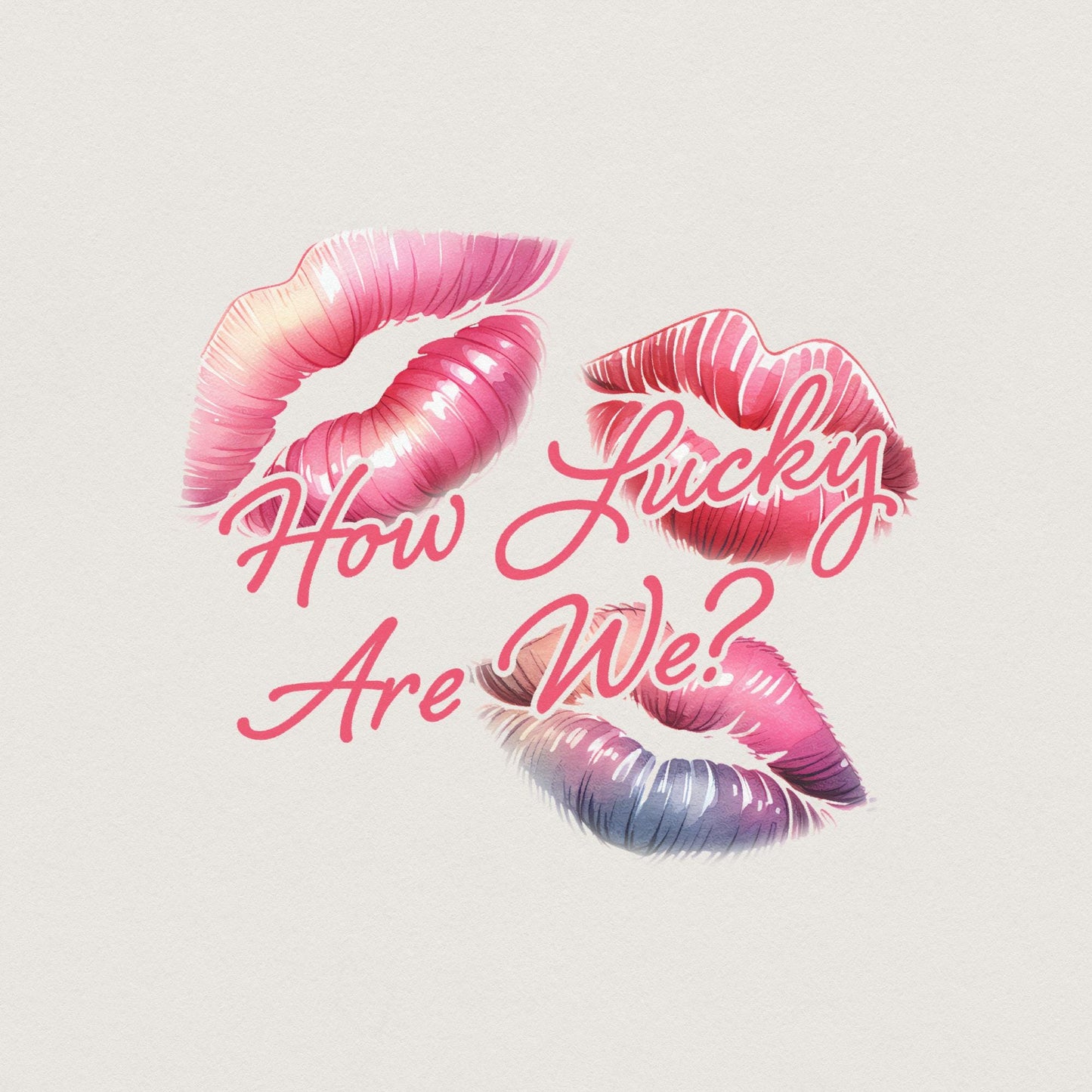 How Lucky Are We PNG, Coastal Cowgirl - 300 DPI Design for T-Shirt