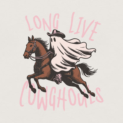 Long Live Cowghouls Halloween PNG Digital Download, Western Halloween -
