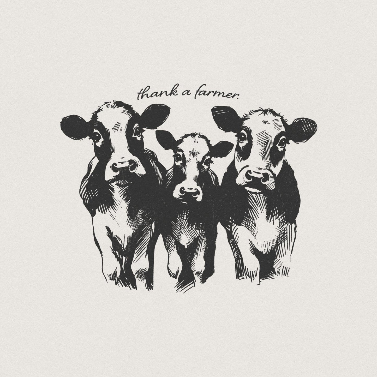 Thank a Farmer PNG, Digital Download - 300 DPI Design for T-Shirt